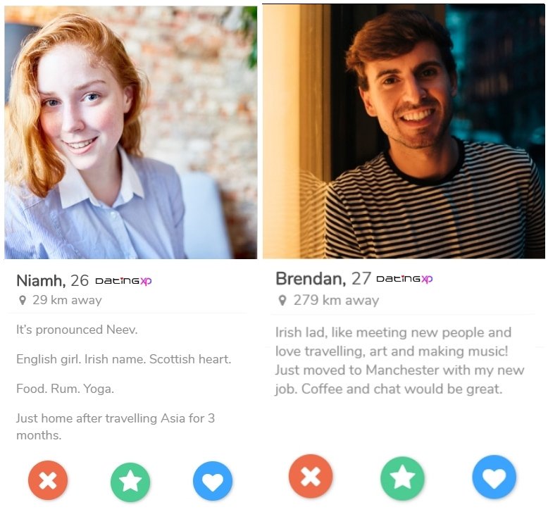 Tinder lucky guy image