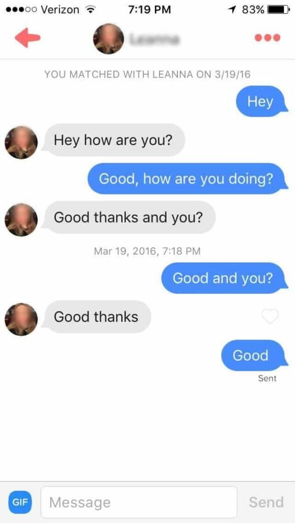 What to write to a girl tinder