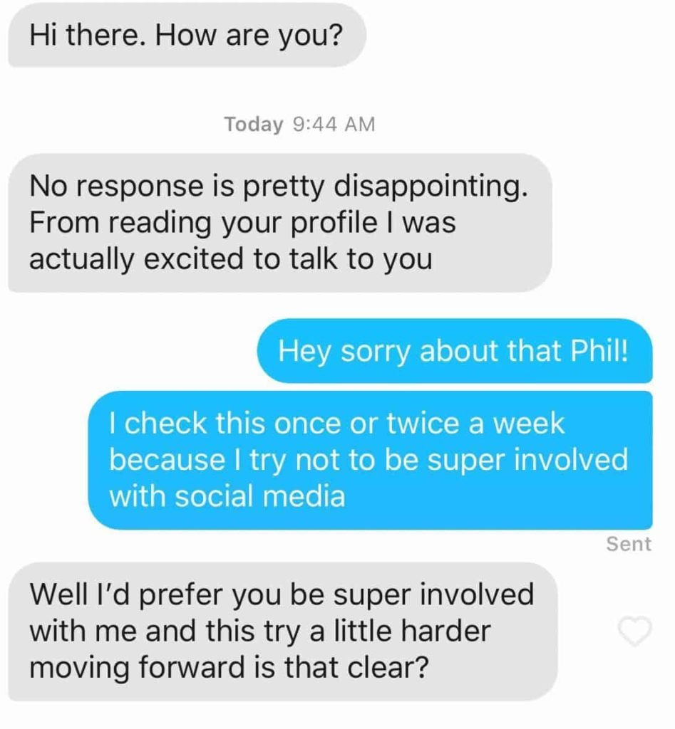 Tinder under message circle spinning The Complete