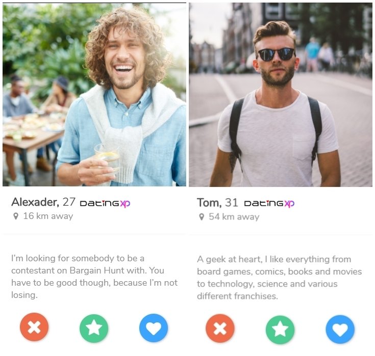 Apps som Tinder men för dating
