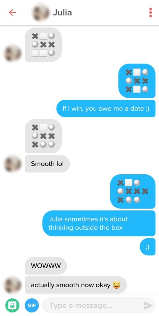 challaege for a date in Tinder screenshot