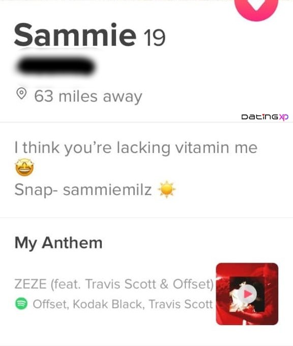 Tinder opener for quote in bio