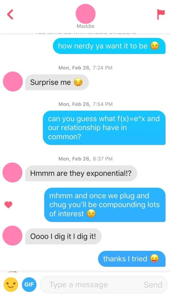 Cute Catchy Pick Up Lines Hard To Get Matches As A Guy On Tinder – Emily  Grace Food