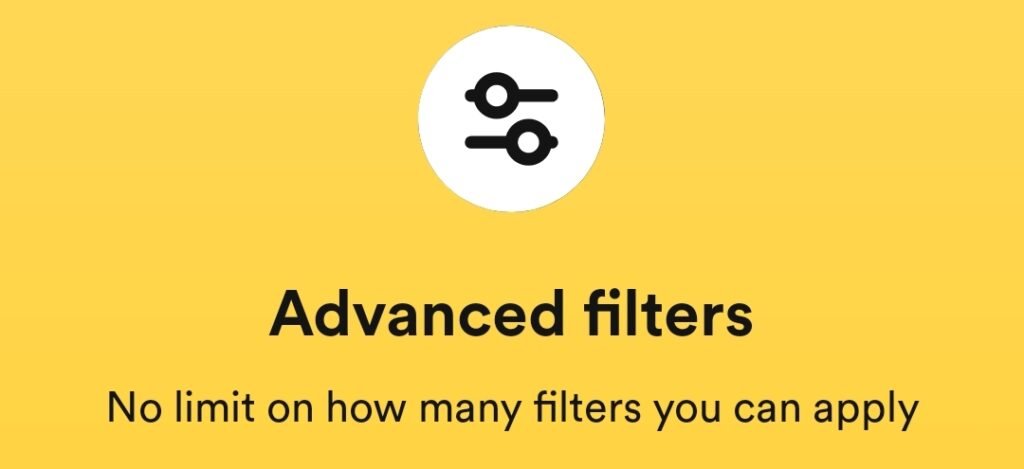 Bumble Advanced Filters