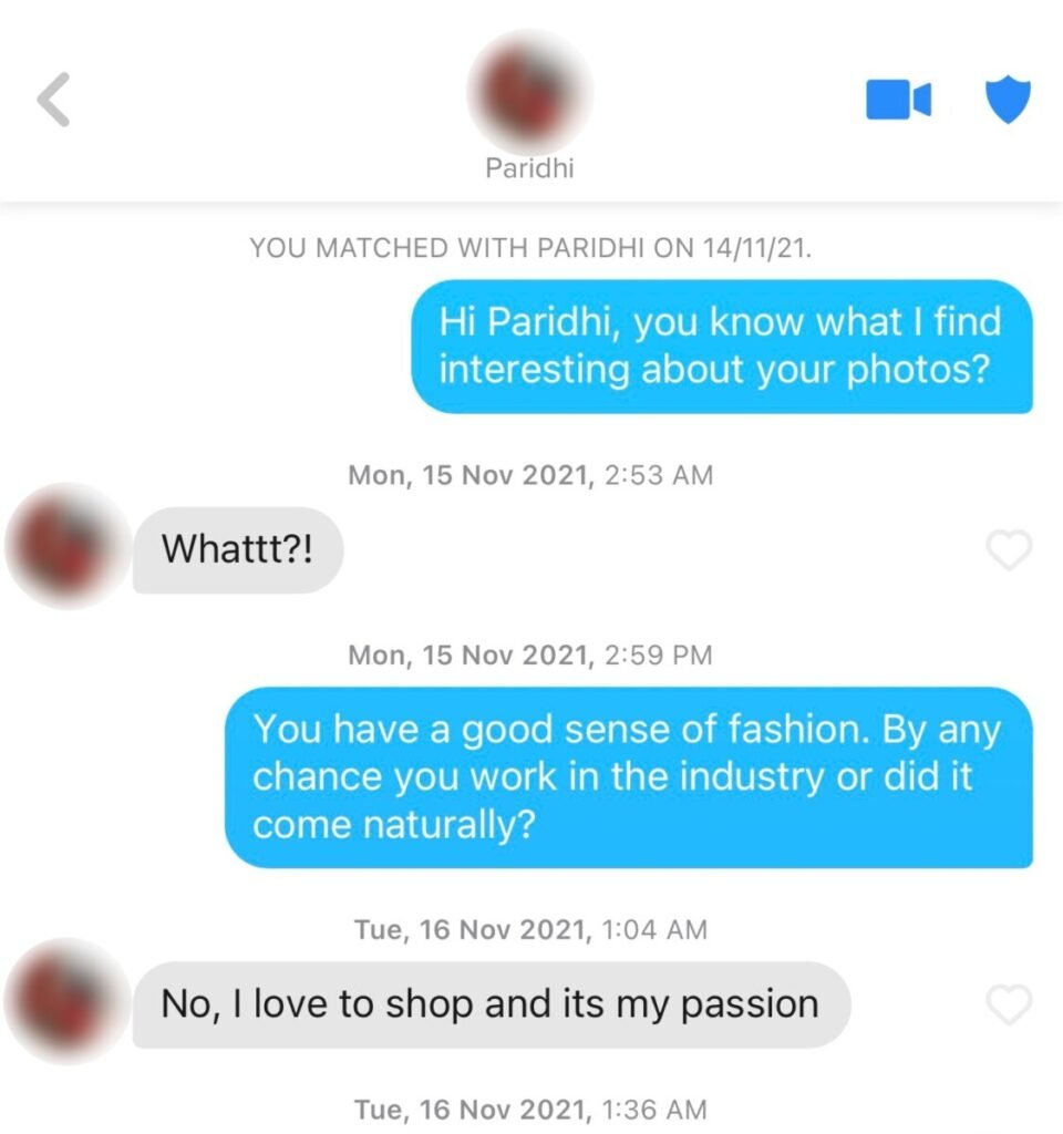 breaking the ice on tinder
